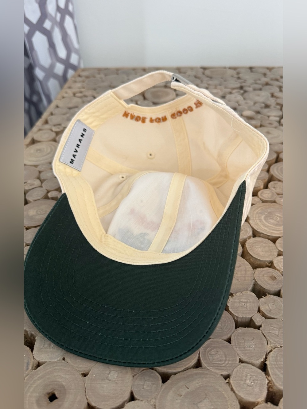 Hat on table - Picture 2 of 3